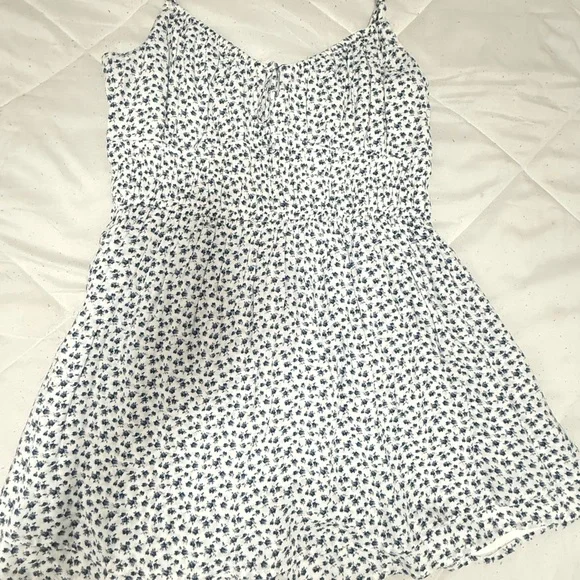 Hollister Blue Floral Romper Dress - Picture 1 of 5